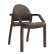 Стул-кресло Джуно 2.0  орех/коричневый
