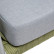 "Диего" диван 2-местный плетеный из роупа, каркас алюминий светло-серый (RAL7035) шагрень, роуп салатовый меланж круглый, ткань светло-серая
