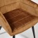 Кресло BEATA (mod. 8266) металл/ткань, 56х60х82 см, коричневый (G-062-61)/черный