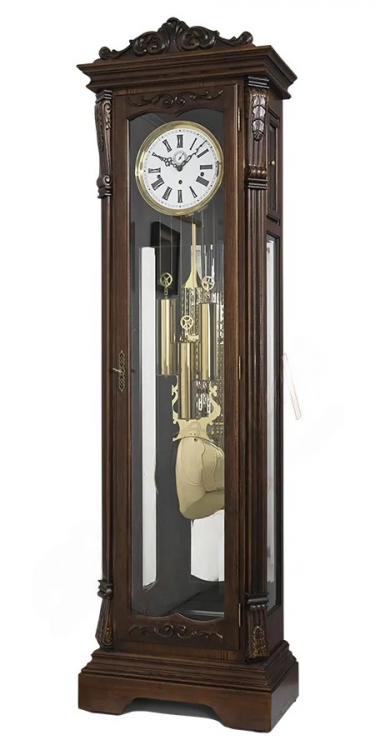 Часы напольные механические Columbus CR9007-1161 темный орех