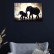 Картина АртаБоско Картина на стекле 40х60 "Слоны". Артикул WBR-15-1580-04