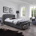 Кровать HALMAR SABRINA 160 (серый)