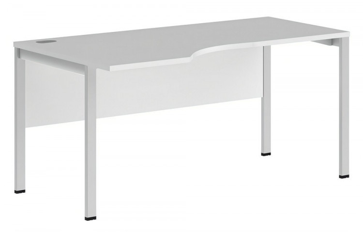 Стол письменный XMCET 169(L) Белый/Алюминий 1600х900х750 XTEN-M