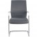 Кресло Riva Chair D819 серое для посетителя, хром, спинка сетка