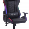 Кресло игровое Cactus CS-CHR-0099BL, обивка: эко.кожа, цвет: черный