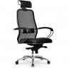 Кресло для руководителя Samurai SL-2.04 MPES черный, сетчатая спинка
