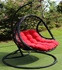 &quot;Венеция&quot; подвесное кресло-кокон из искусственного ротанга, цвет бронзовый с бежевой подушкой