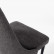 Стул DeepHouse Люцерн темно-серая ткань, вертикальная прострочка, ножки черные для кафе, ресторана, дома, кухни