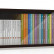 Полка книжная С-МД-КН01, цвет венге, ШхГхВ 83х25х30 см., стеклянные дверцы (целиком ВЕНГЕ !!!)