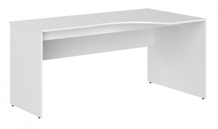 Каркас стола эргономичного SET160-1(R) Белый 1600х900х760 SIMPLE