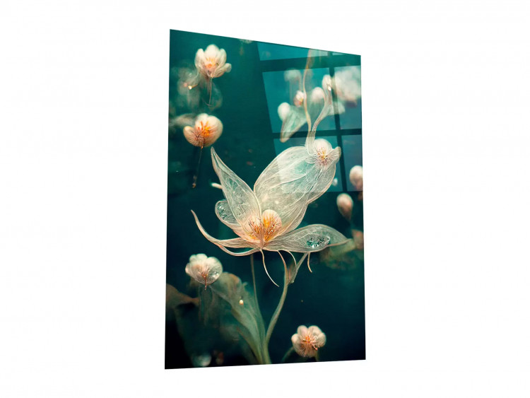 Картина АртаБоско Картина на стекле 40х60 "Подводные цветы 3". Артикул WBR-05-1383-04