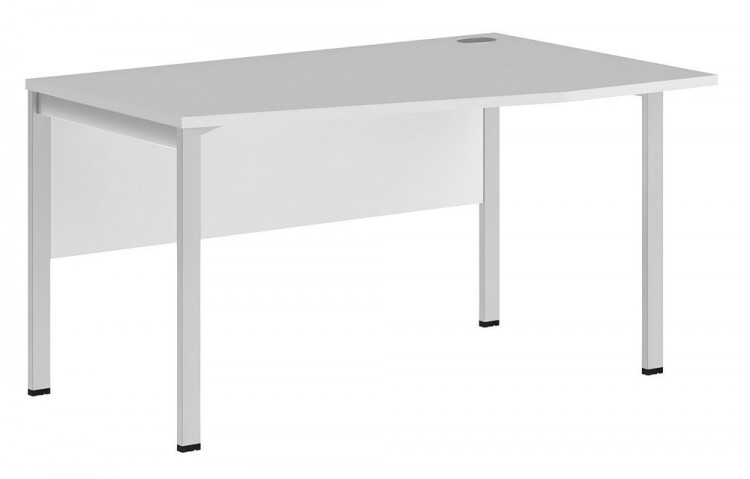Стол письменный XMCT 149(R) Белый/Алюминий 1400х900х750 XTEN-M