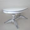 Стол Макси (цвет: Белый + серебро)