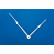 Часы настенные Bite, коллекция "Укус" 30,5*30,5*5, МДФ, Голубой