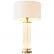 Настольная лампа Thibaud отделка состаренная латунь antique, матовое стекло, белый абажур EH.L-4.LT.2220  EH.L-4.LT.2220