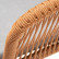 Стул "Марсель" плетеный из роупа, каркас алюминий светло-серый (RAL7035) шагрень, роуп оранжевый меланж круглый, ткань светло-серая