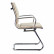 Кресло для приемных и переговорных BRABIX «Kayman CF-102», экокожа, хром, бежевое, 532573
