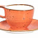 Чайная пара Samold ХОРЕКА КОРАЛЛ, набор чайный (2) чашка 250мл + блюдце 160х150мм, индивид.упаковка - гофрокороб