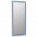 Зеркало 119С синий металлик, греческий орнамент, ШхВ 45х100 см., зеркала для офиса, прихожих и ванных комнат, горизонтальное или вертикальное креплени