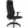 Кресло для руководителя Метта L 1m 38K2/2D черный, MPES, топ-ган, крестовина пластик