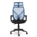 Кресло Астон М-711 Пластик черный LF 604-07 (голубой)