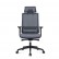 Кресло офисное / Рейн / черный  пластик /черная сетка / черная ткань