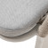 Стул "Марсель" плетеный из роупа, каркас алюминий светло-серый (RAL7035) шагрень, роуп серый меланж круглый, ткань светло-серая