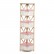 Угловая этажерка Secret De Maison ANGULAIRE 4 ( mod. PE-05 ) paulownia, мдф, 34x34x158см, butter white (слоновая кость), ткань - красная клетка