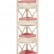 Угловая этажерка Secret De Maison ANGULAIRE 4 ( mod. PE-05 ) paulownia, мдф, 34x34x158см, butter white (слоновая кость), ткань - красная клетка