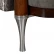 Кресло Madison отделка ткань кат. B (Diamond 100 - fm), ткань кат. B (Salerno 11 - fm), глянцевый орех 2018, цвет металла хром, детали зеленый мрамор FB.ACH.MS.42