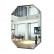 Зеркало 070Ф, ШхВ 60х80 см., зеркало с полным фацетом, толщина зеркала 4 мм., горизонтальное или вертикальное крепление