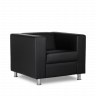 Кресло Аполло 890х850 h700 Искусственная кожа P2 euroline  9100 (черный)