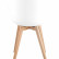 Кресло Stool Group LIBRA Soft БЕЛОЕ белый пластик, съемная подушка, массив бука