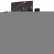 Стол компьютерный игровой STG 1390 Антрацит/Красный 1360x1000х856/920/984 SKILLL
