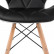 Деревянный стул PC-027 black / white
