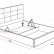 Кровать "СОНАТА" 1,4*2,0 м с подъемным механизмом - Велюр Бирюзовый