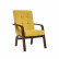 Кресло Leset Модена V28 желтый Орех текстура