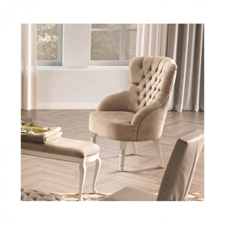 Кресло Camelgroup Giotto Bianco 157POL.01BAMS338