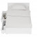 Стандарт Кровать с ящиками 1200, цвет белый, ШхГхВ 123,5х203,5х70 см., сп.м. 1200х2000 мм., без матраса, основание есть