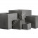Кашпо TREEZ Effectory - Beton - Куб - Тёмно-серый бетон 41.3317-02-005-GR-40