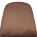 Стул BREEZE (mod. 4724) вельвет/металл, 45 х 64 х 82 см, Brown (коричневый) HLR11 / орех