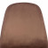 Стул BREEZE (mod. 4724) вельвет/металл, 45 х 64 х 82 см, Brown (коричневый) HLR11 / орех