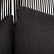Кресло плетеное "Мадрид" из роупа, каркас алюминий темно-серый (RAL7024) шагрень, роуп темно-серый круглый, ткань темно-серая