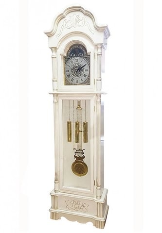 Часы напольные Columbus CR-9222-PG Снежный лорд Gold