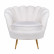Кресло Дизайнерское кресло ракушка букле Pearl бежевое