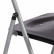 Стул складной FOLDER (mod. 3017H) каркас: металл, сиденье/спинка: пластик, 49 x 46.5 x 73.5 см, black (черный) / grey (серый)