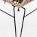 Стул Варадеро плетеный бежевый ножки металл черные подушка серая