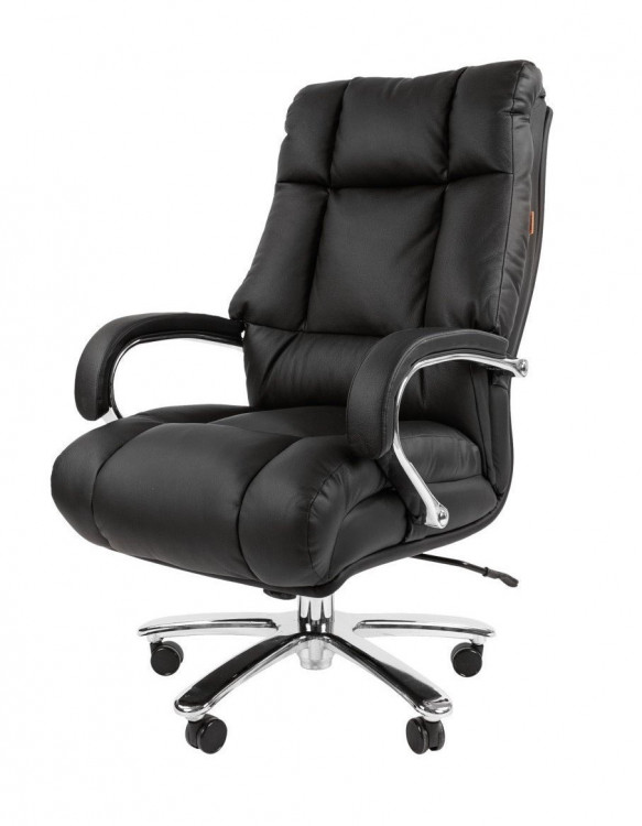 Офисное кресло Chairman 405 Россия нат.кожа/экокожа черное