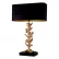 Настольная лампа Scalo отделка состаренная латунь Vintage, черный гранит, черный абажур EH.L-4.LT.2212  EH.L-4.LT.2212
