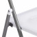 Стул складной FOLDER (mod. 3017H) каркас: металл, сиденье/спинка: пластик, 49 x 46.5 x 73.5 см, white (белый) / grey (серый)